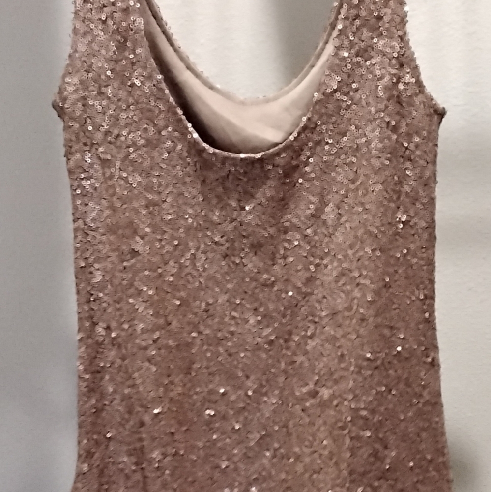 NWOT Mini gold sequin dress by Wishlist very sexy